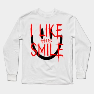 I Love His Smile Long Sleeve T-Shirt